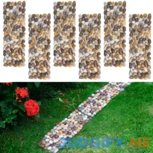 Qualdout River Rocks Stepping Stones Pavers Outdoor for Garden Walkway
