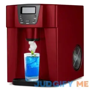 Ice Maker with Water Dispenser Countertop 26Lbs/24H LCD Display Portable