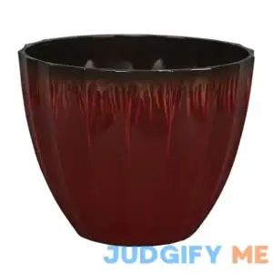 Better Homes & Gardens Andora Red Color Resin Planter