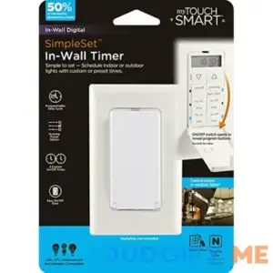 myTouchSmart 24-Hour Indoor In-Wall Timer