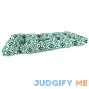 Jordan Manufacturing Tufted Outdoor Settee Bench Cushion