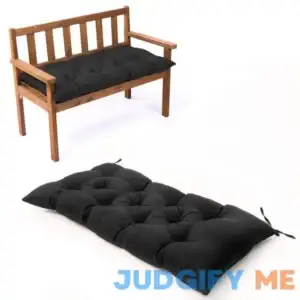 Waterproof Lounger Seat Cushions Outdoor Loveseat Bench Seat Pads Tufted Bench Cushion