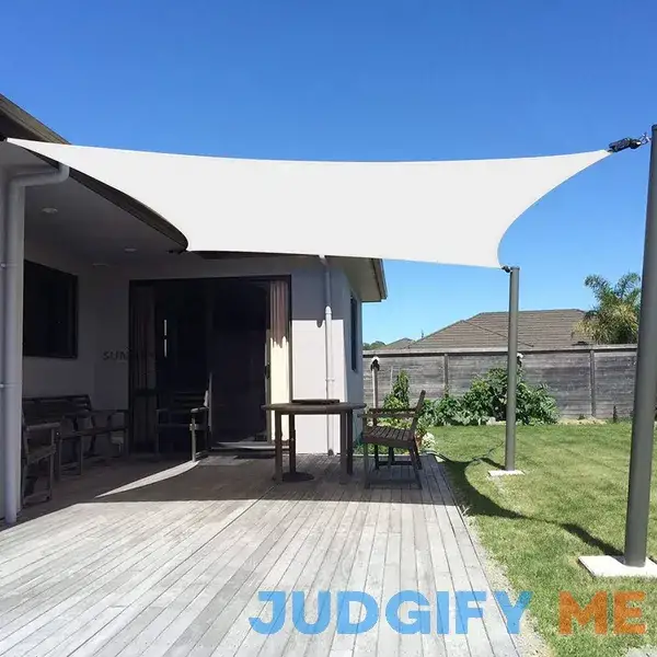 Sunny Guard Sun Shade Sail Rectangle UV Block Sunshade for Backyard Yard Deck Patio Garden Outdoor Activities and Sunny Guard Sun Shade Sail Rectangle UV Block Sunshade for Backyard Yard Deck Patio Garden Outdoor Activities and