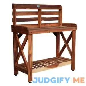 Backyard Discovery Acacia Potting Table