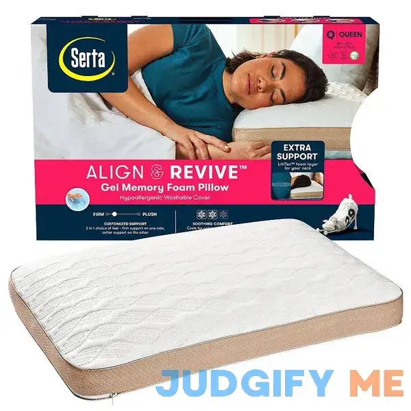 Serta Rest & Revive Gel Memory Foam Pillow Serta Rest & Revive Gel Memory Foam Pillow