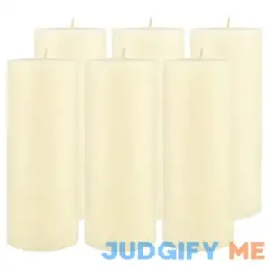 Stonebriar 3 inch x Unscented 1-Wick Pillar Candles