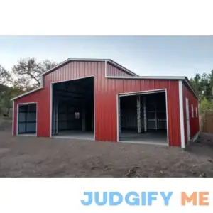 Delivered and Installed Clearwater Barn 42x30 Premium Steel Barn from big buildings direct the metal building specialist