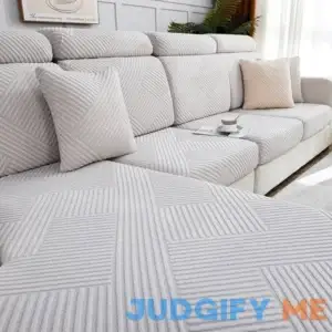 SofaGuards Stretchy Couch Covers | Magic Fit Sectional Sofa Cover | Zig Zag | High-Quality Soft Jacquard Fabric | Durable Furniture Protection |