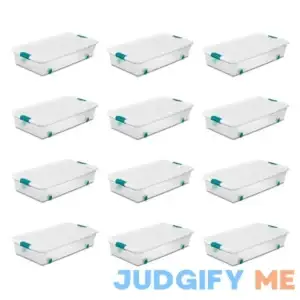 Sterilite Wheeled Latching Storage Box