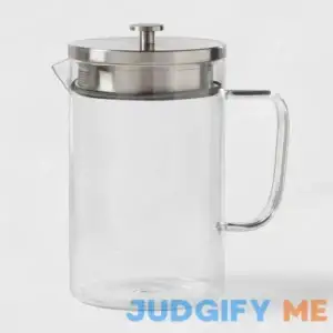 Threshold 67oz Glass Pitcher with Stainless Steel Lid