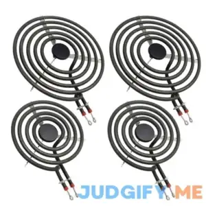 MP22YA Electric Range Burner Element Unit Set by Beaquicy Replacement for Ken-more Whirlpool May-tag Hardwick Norge Ranges/Stoves