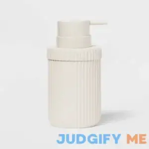 Room Essentials Ribbed Soap Pump Ivory
