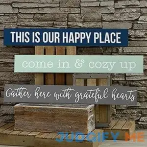 Home Expressions Personalized Wooden Sign - 29x4