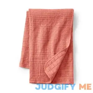 Lands& End King Cotton Waffle Blanket