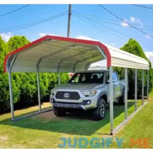 12x20 ft. Regular Roof Carport - Free Set Up & Delivery - Metal Carports & RV Shelters - Alan's Factory Outlet