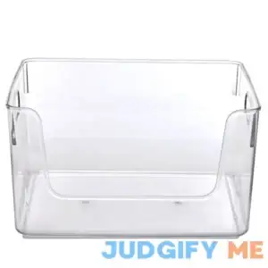 Mainstays Plastic Open Front Organizer Bin