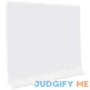 Roppe 4 In. x 20 Ft. Roll Snow White Vinyl Self-Stick Wall Cove Base HC40C54S161