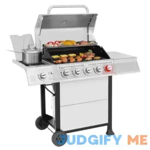 Royal Gourmet Liquid Propane Gas 5-Burner BBQ Grill with Side Burner and Sear Burner