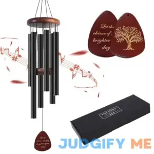 Large Aluminium Wind Chimes 37" Inches to Create a Zen Atmosphere for Outdoor