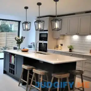 Cerinity 1 Light Matte Black LED Kitchen Island Pendant Gracie Oaks