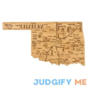 Totally Bamboo Destination Oklahoma Cutting & Serving Board