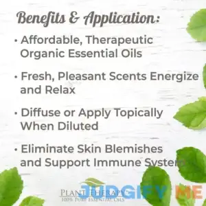 Plant Therapy Top 6 Organic Essential Oil Set