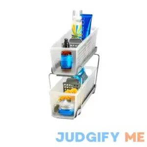 Madesmart Mini 2-Tier Organizer with Dividers