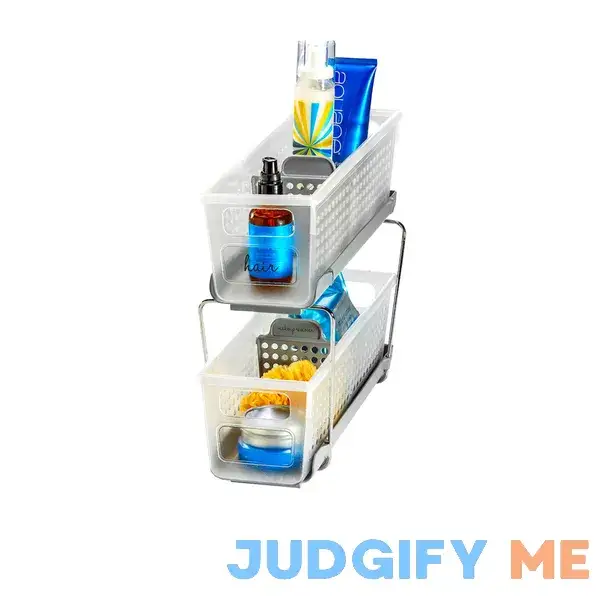 Madesmart Mini 2-Tier Organizer with Dividers Madesmart Mini 2-Tier Organizer with Dividers