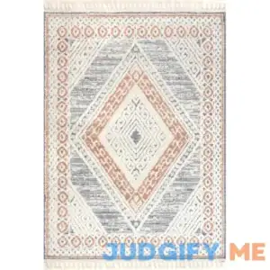 Nuloom Acacia Raised Diamond Tasseled Area Rug