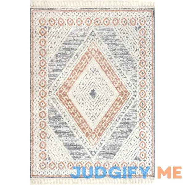 Nuloom Acacia Raised Diamond Tasseled Area Rug Nuloom Acacia Raised Diamond Tasseled Area Rug