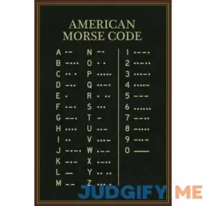 AMELIA SHARPE Vintage Retro tin Sign-American Morse Code Art-Wall Decoration Poster Family bar Restaurant Garage Cafe Art Metal Sign Gift 12x8 inches