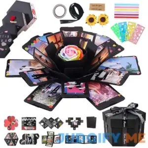 RECUTMS Explosion Box DIY Scrapbooking Set Handmade Photo Album