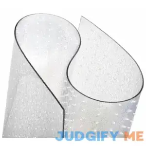 Exactmade Clear Carpet Runner USA Made Safe 2mm Thick Clear Cleated Vinyl