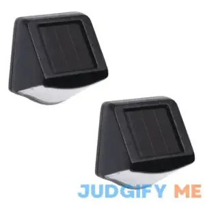 Mainstays 3 Lumens Solar Powered Black Mountable LED Step Light