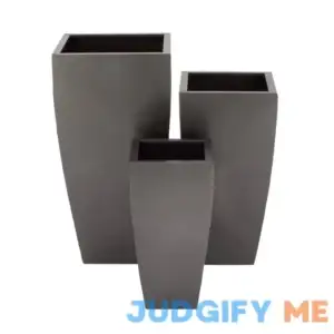 DecMode Metal Planter Set