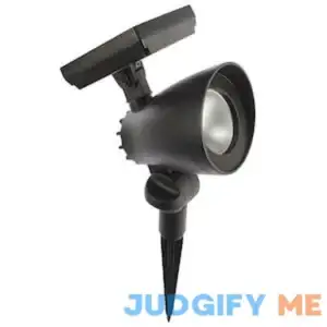 55 Lumen Black Solar LED Outdoor Spotlight with Adjustable Head