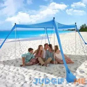 Beach Tent Sun Shelter with UPF 50+ UV Protection