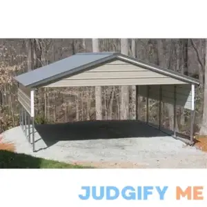 20x20 ft. Vertical Roof Metal Carport - Free Set Up & Delivery - Metal Carports & RV Shelters - Alan's Factory Outlet