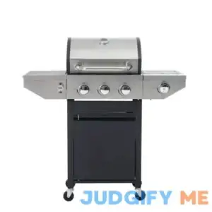 3-Burner Stainless Steel Portable Propane Gas Grill Barbecue Grill