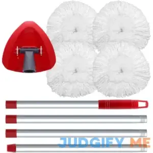 4 Pack Spin Mop Replacement Head for O Cedar 1 Tank