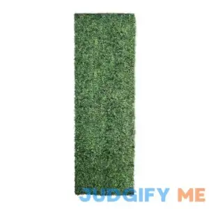 40 in. x 120 in. Artificial Light Green Boxwood Roll Panels UV Protected for Outdoor Use
