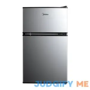 Midea 3.1 cu ft Compact Refrigerator Stainless Steel