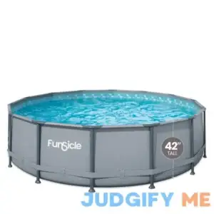 Funsicle 14 ft Oasis Round Above Ground Metal Frame Swimming Pool