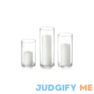 Yummi Set Slim Pillars and Cylinder Vases