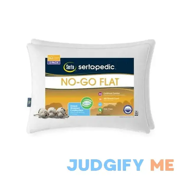 SertaPedic Won't Go Flat Bed Pillow SertaPedic Won't Go Flat Bed Pillow
