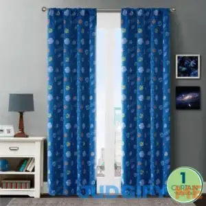 Your Zone Blackout Curtain Panel with Bonus Glow in the Dark