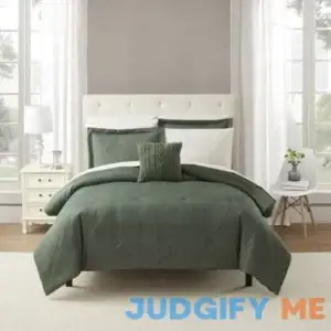 Mainstays Rich Black Floral 10 Piece Bed in a Bag Comforter Set with Sheets