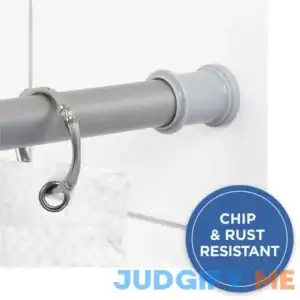 Mainstays Adjustable Shower Curtain Tension Rod