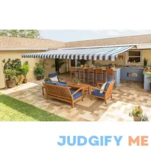 SunSetter Motorized XL Woven Acrylic Retractable Standard Patio Awning SunSetter