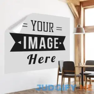Custom Wall Decal Printing - Adhesive Wall Designs - 1 qty